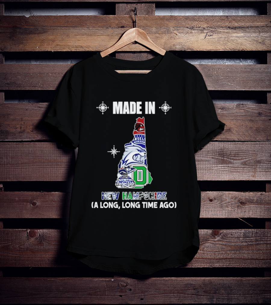 Made In New Hampshire Wildcats Dartmouth College Fisher Cats A Long Long Time Ago T-Shirt