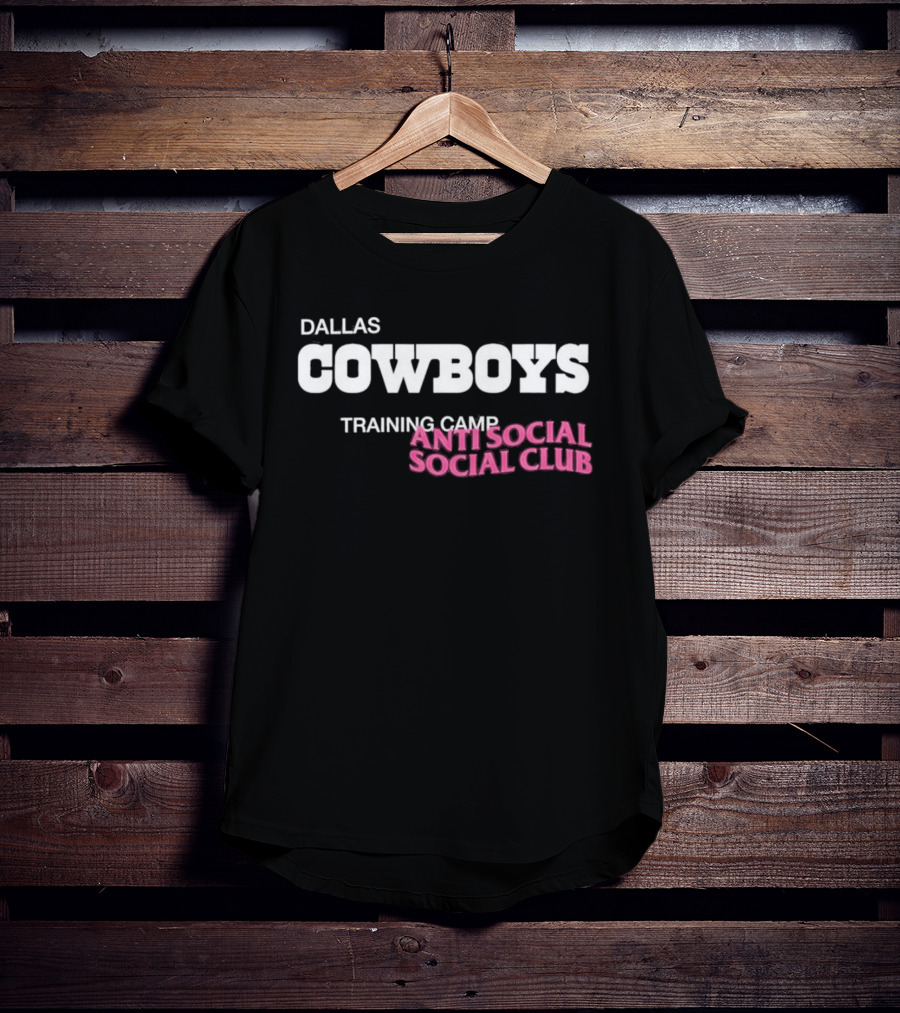 Dallas Cowboys Training Camp Anti Social Social Club T-Shirt