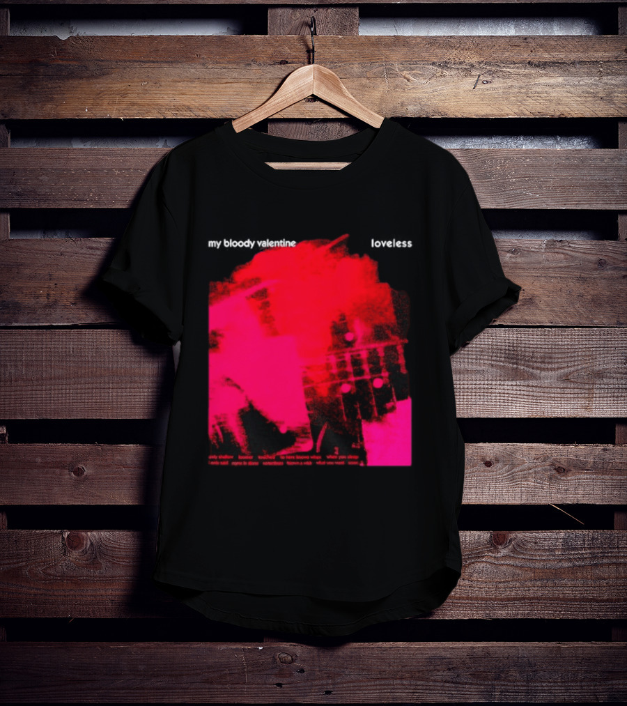 My Bloody Valentine Loveless Album Cover Classic Shoegaze Music Fan Favorite T-Shirt