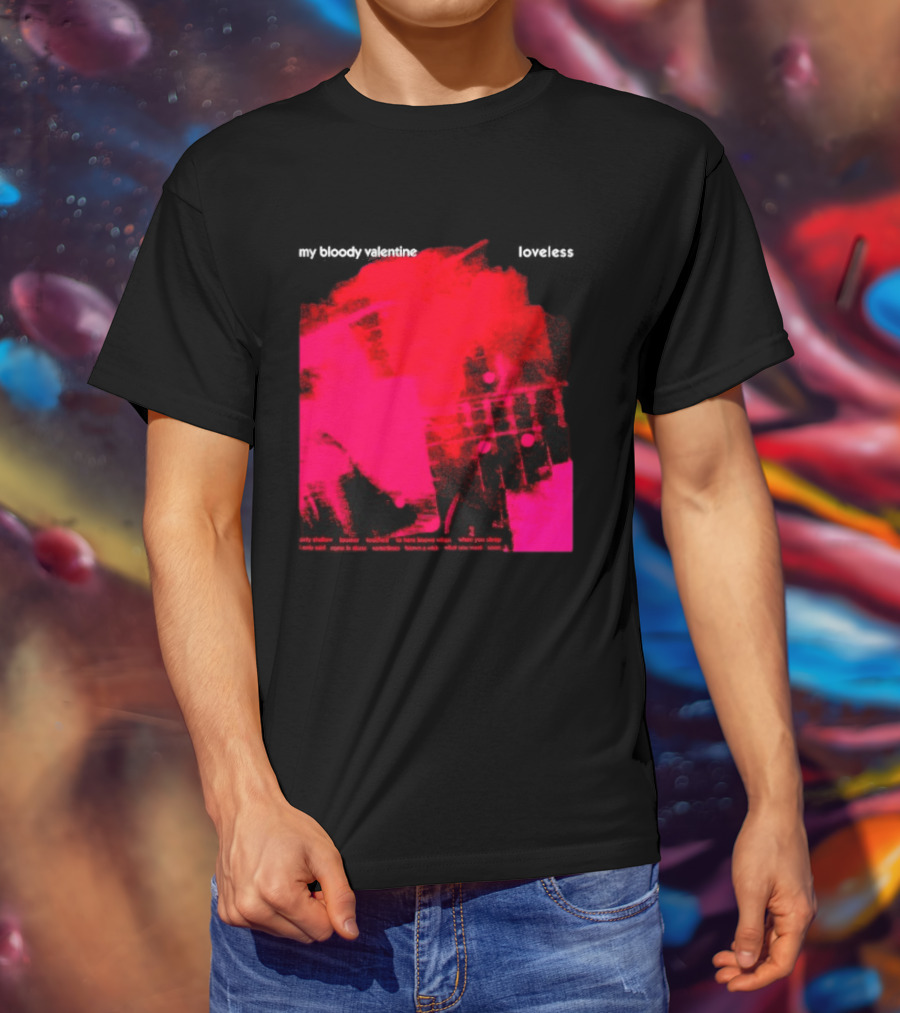 My Bloody Valentine Loveless Album Cover Classic Shoegaze Music Fan Favorite T-Shirt