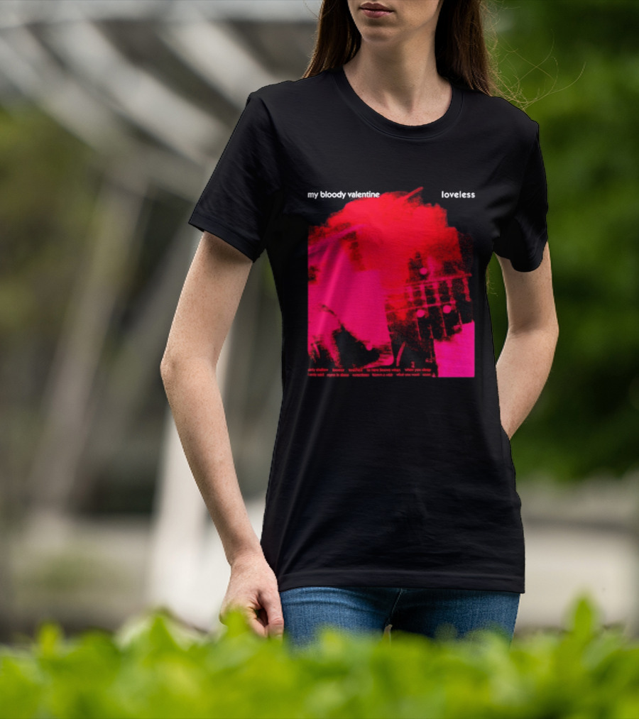 My Bloody Valentine Loveless Album Cover Classic Shoegaze Music Fan Favorite T-Shirt