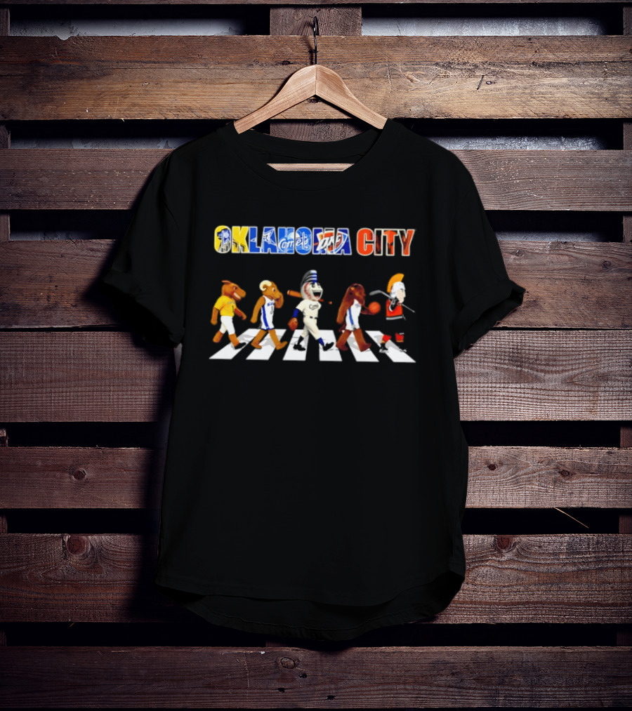 Oklahoma City Mascots Abbey Road Sports Team 2026 OKC T-Shirt