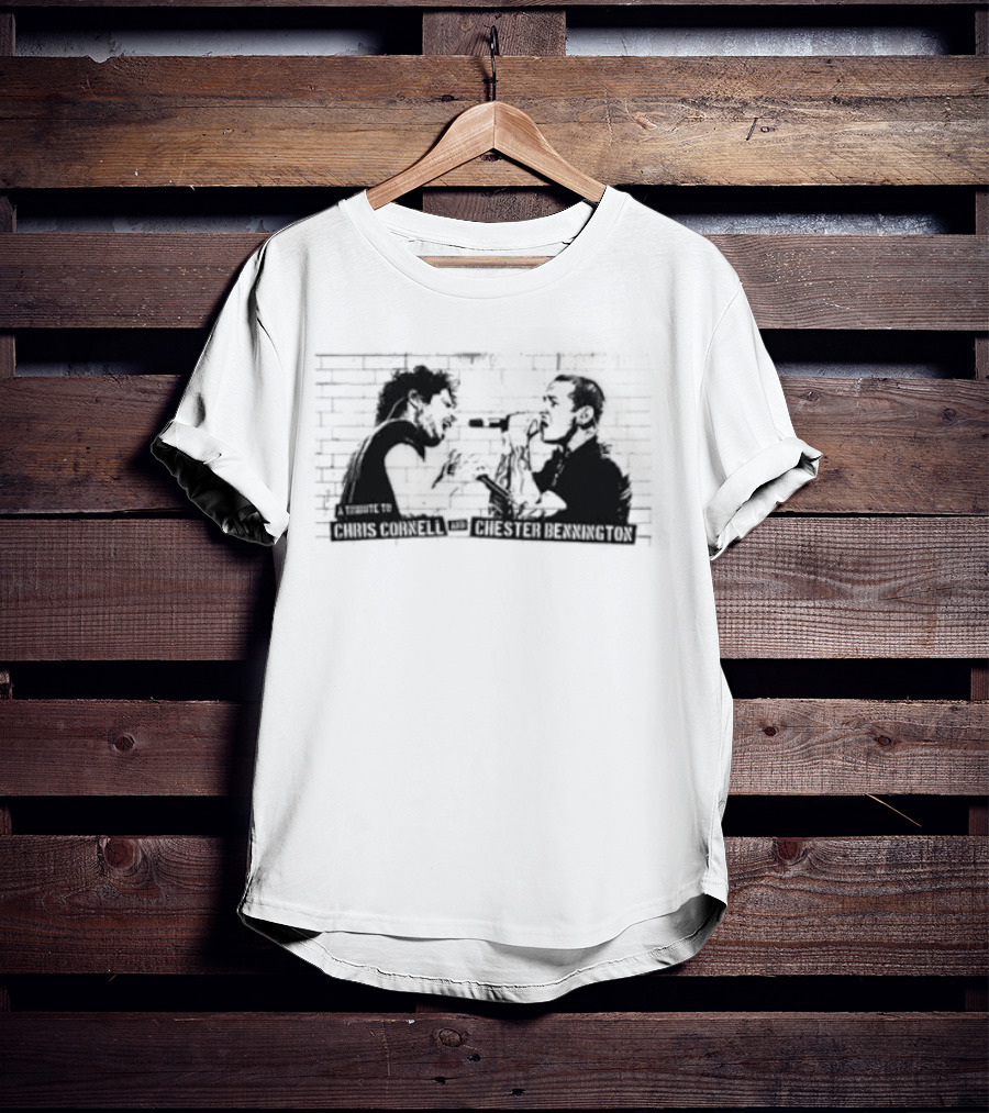 Chris Cornell Chester Bennington Tribute Darkness T-Shirt