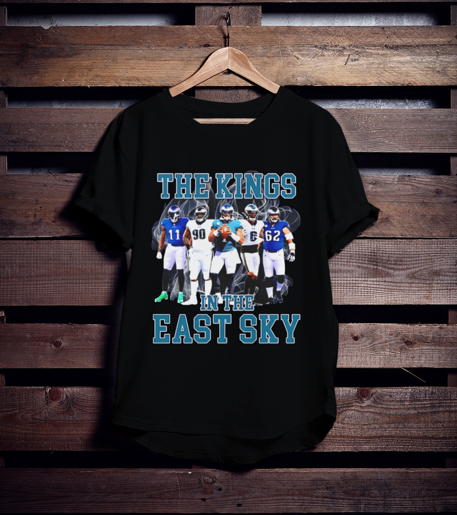 The Kings In The East Sky Philadelphia Eagles Football Players Signatures T-Shirt