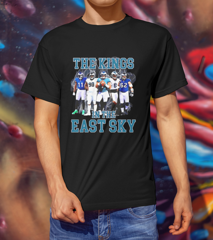 The Kings In The East Sky Philadelphia Eagles Football Players Signatures T-Shirt