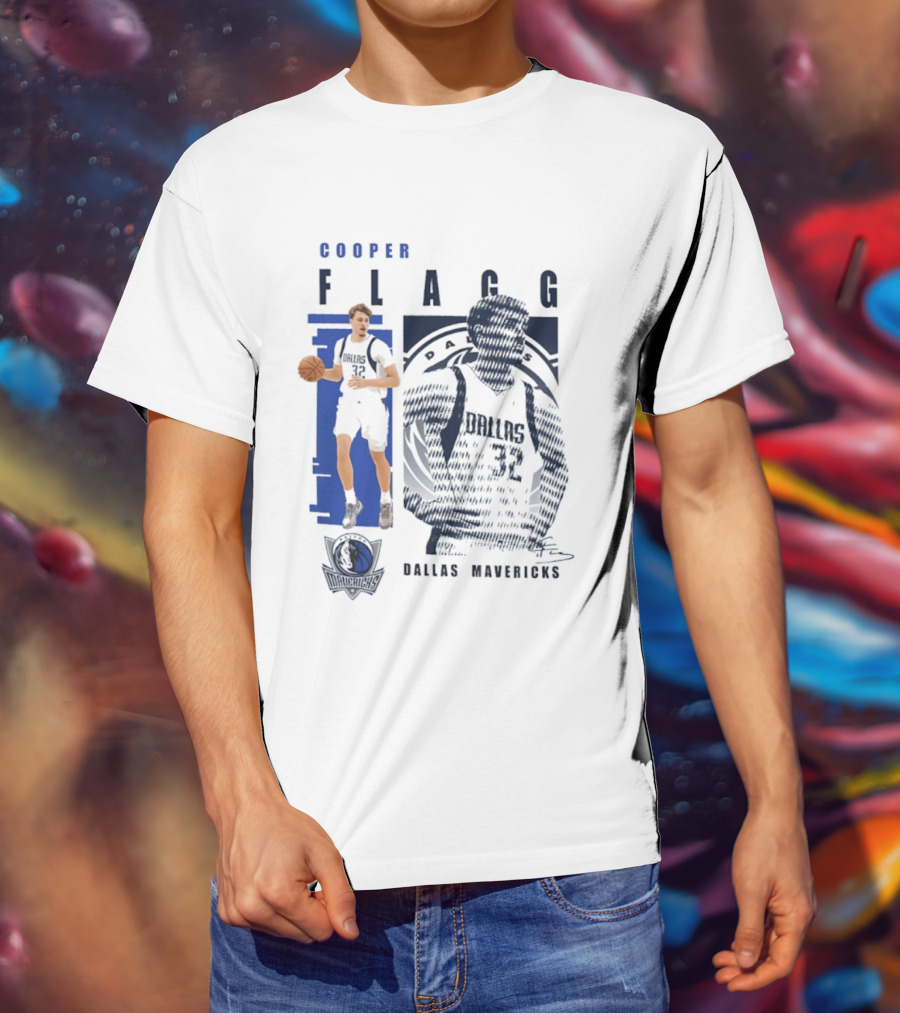 Cooper Flagg Dallas Mavericks Highlights 2026 Signatures T-Shirt