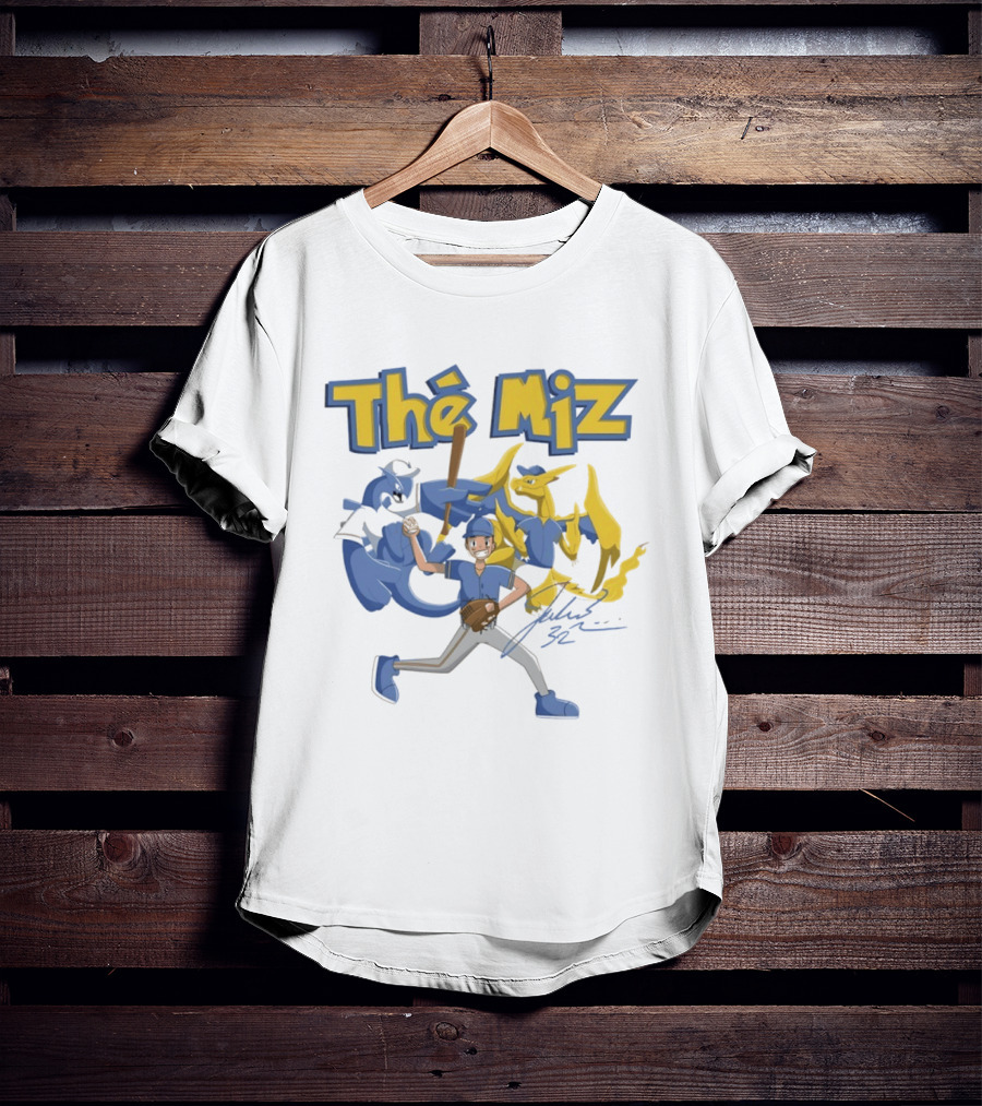 The Miz Milwaukee Brewers Pokemon Crossover Animated T-Shirt