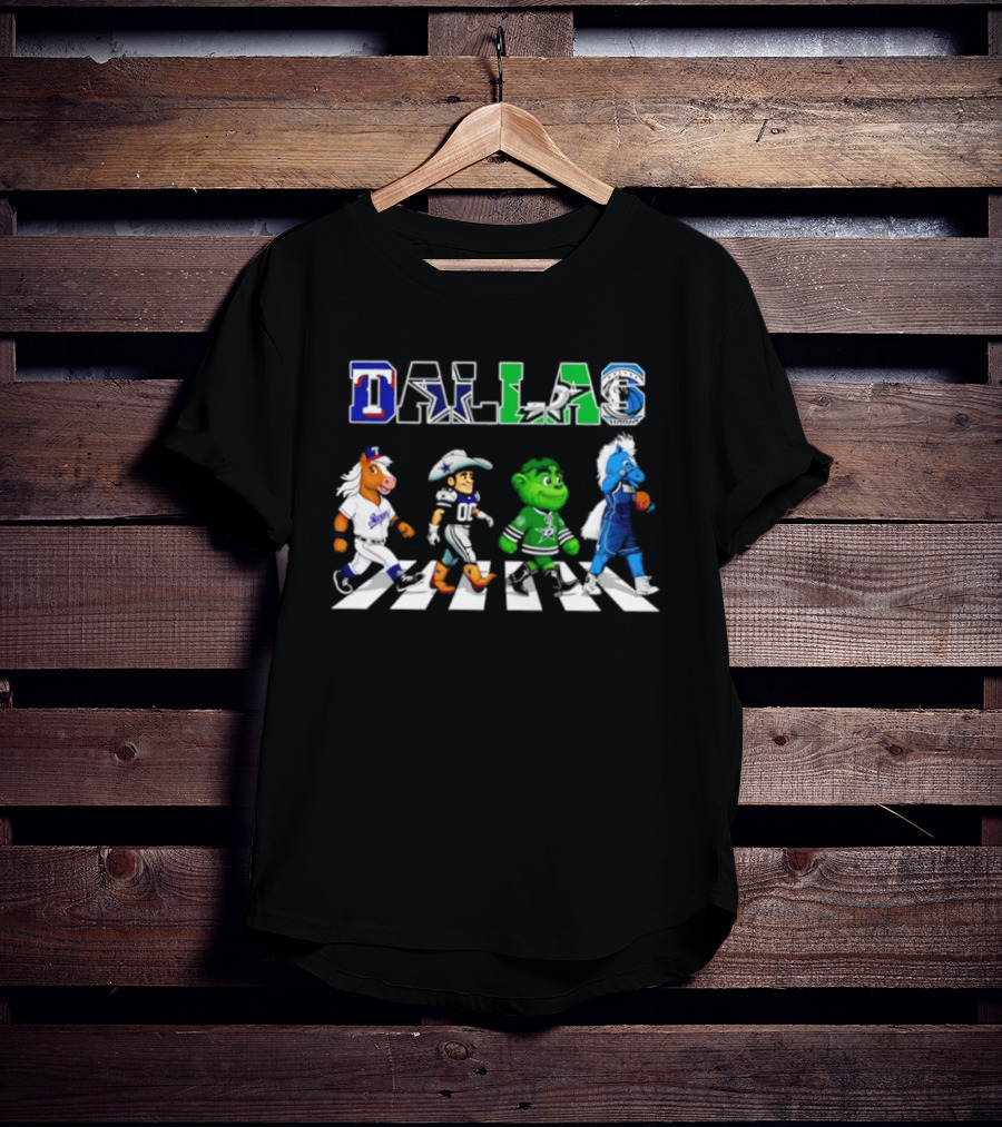 Dallas Rangers Cowboys Stars Mavericks Abbey Road 2026 Season T-Shirt