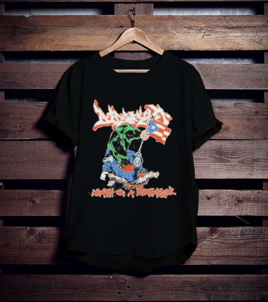 Death Of A Netbanger Puerto Rican Flag Street T-Shirt