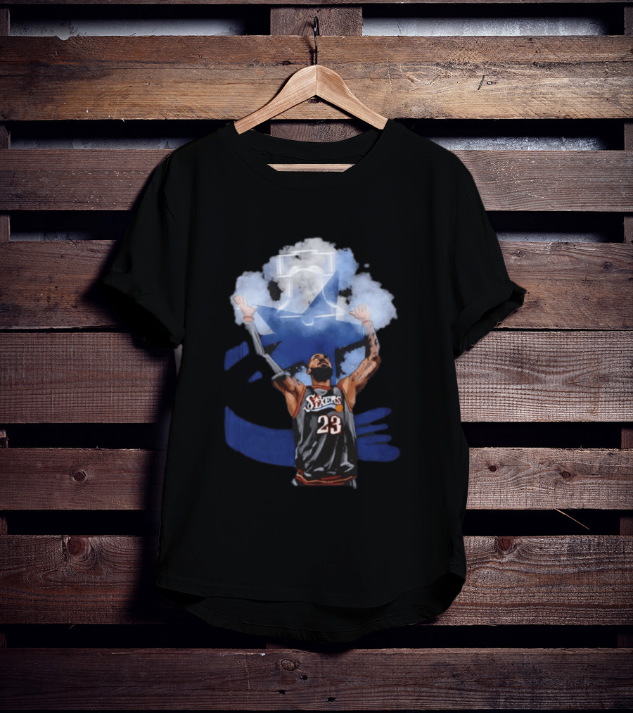 Philadelphia 76ers LeBron James 23 With Bells On Cloud 5 T-Shirt