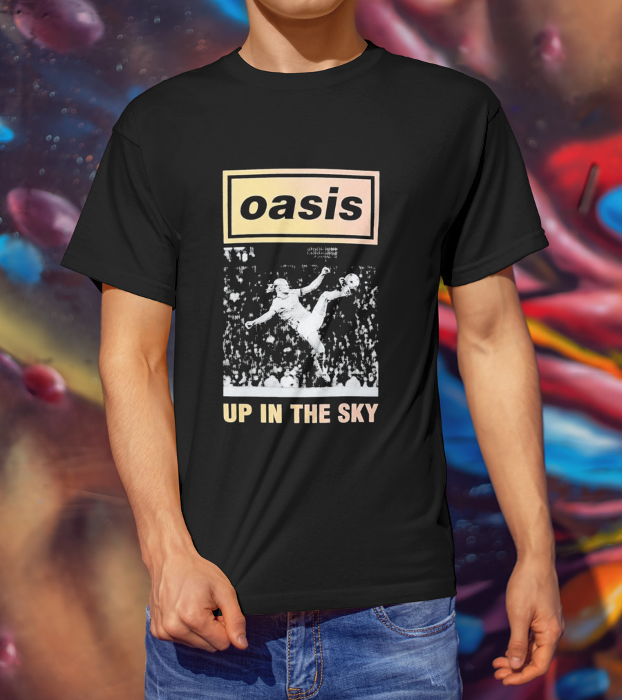 Oasis Up In The Sky Erling Haaland Soccer Kick T-Shirt