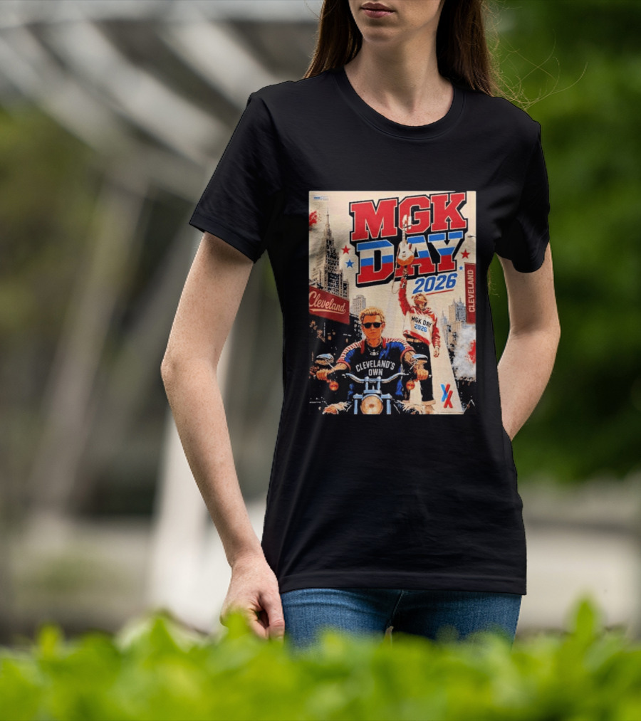 MGK Day 2026 Cleveland Music Event With Cleveland's Own T-Shirt