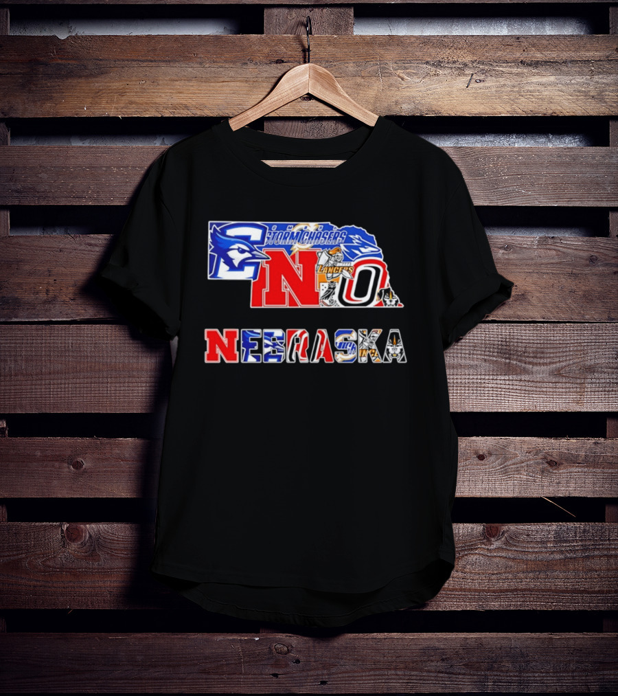 Nebraska Creighton Jays Stormchasers Lancers Huskers Sports Teams 2026 T-Shirt