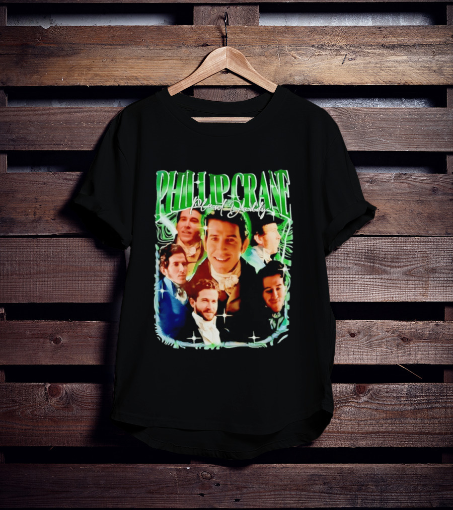 Phillip Crane Plant Daddy Regency Style Portrait Collage T-Shirt