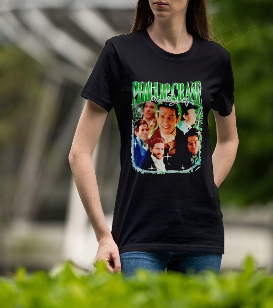 Phillip Crane Plant Daddy Regency Style Portrait Collage T-Shirt