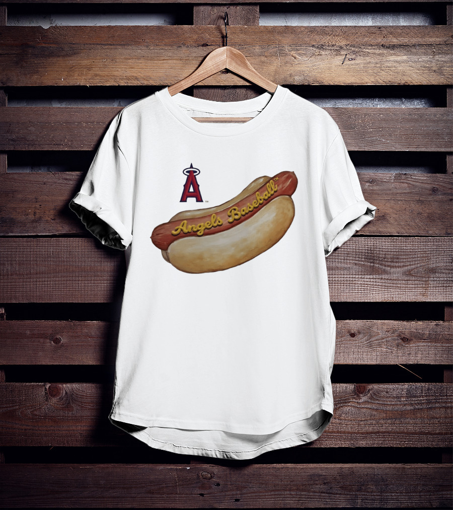 Los Angeles Angels Baseball Hot Dog MLB 2026 Season T-Shirt