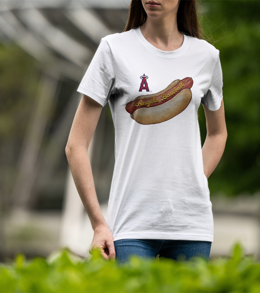Los Angeles Angels Baseball Hot Dog MLB 2026 Season T-Shirt