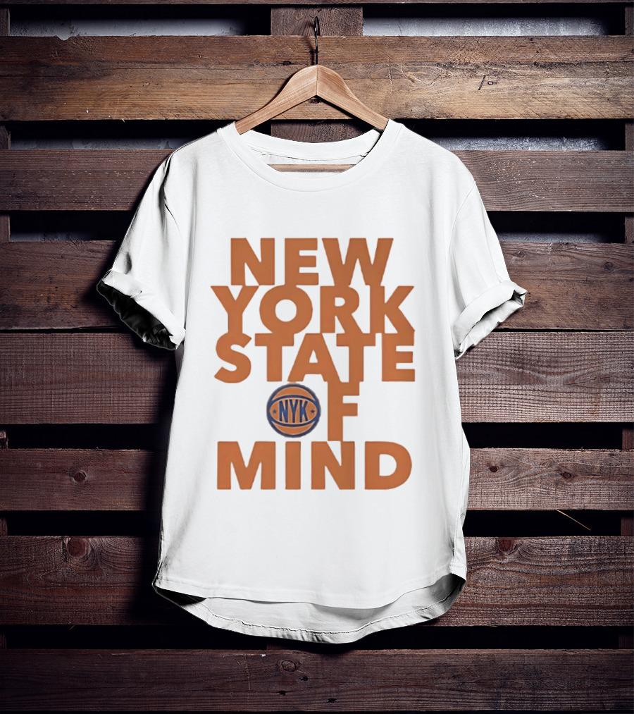 New York State Of Mind NYC Basketball T-Shirt