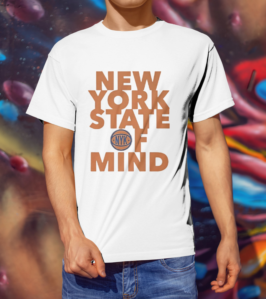 New York State Of Mind NYC Basketball T-Shirt