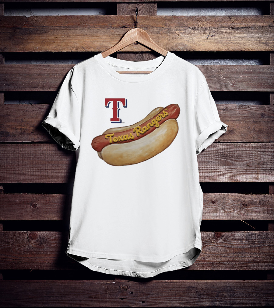 Texas Rangers Hot Dog MLB 2026 Season Team T T-Shirt