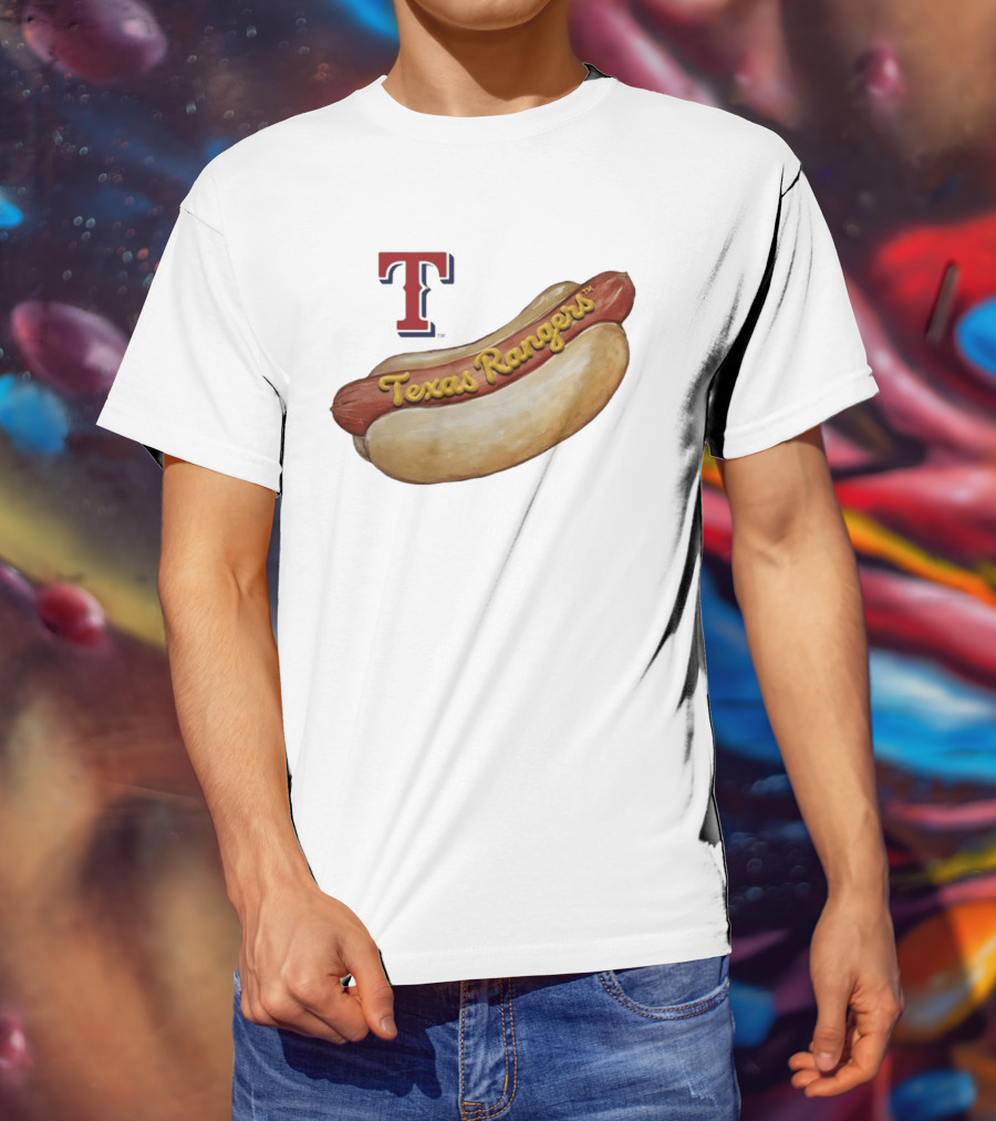 Texas Rangers Hot Dog MLB 2026 Season Team T T-Shirt