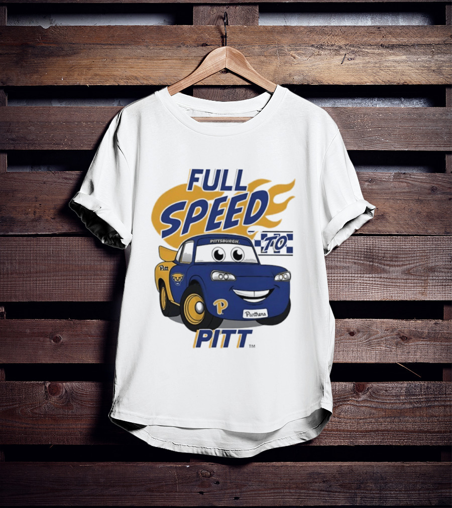 Pitt Panthers Full Speed To Pitt Racing Theme Vive La Fete T-Shirt