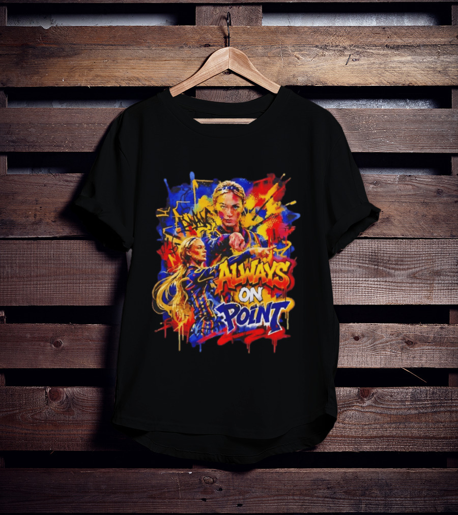 Sophie Cunningham Always On Point Indiana Fever Bold Graffiti T-Shirt