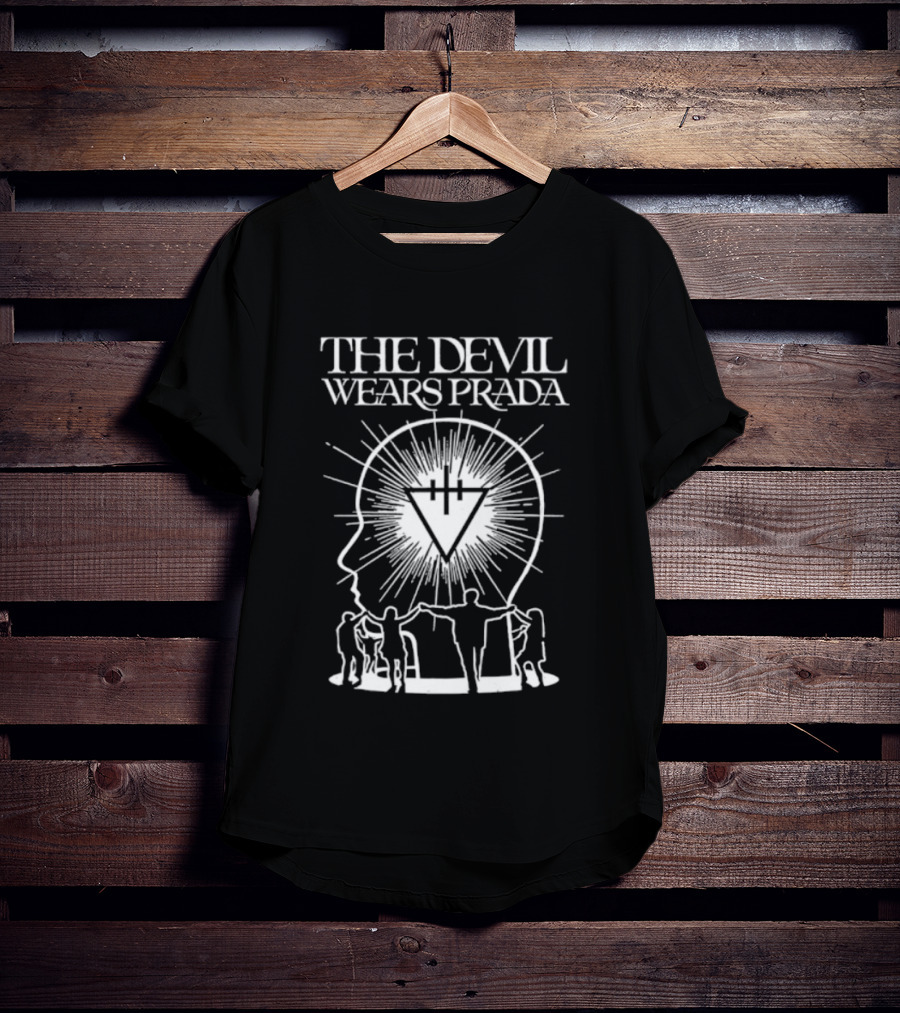 The Devil Wears Prada Metalcore Band Hardcore Head And Triangle T-Shirt