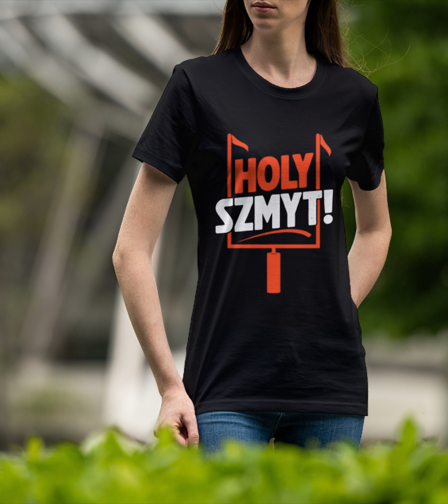 Andre Szmyt Holy Szmyt Cleveland Browns Football Uprights T-Shirt