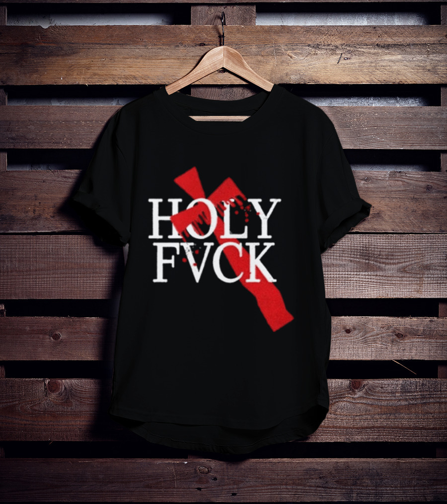 Demi Lovato Holy Fvck Bleeding Cross T-Shirt