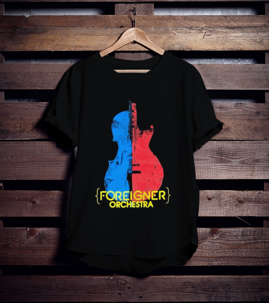 Foreigner Orchestra Violin Guitar Fusion T-Shirt