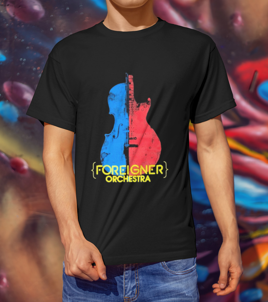 Foreigner Orchestra Violin Guitar Fusion T-Shirt