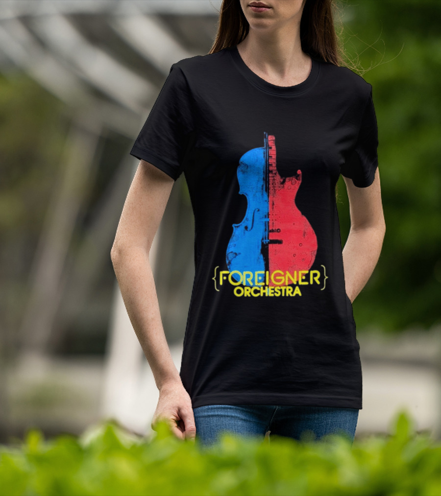 Foreigner Orchestra Violin Guitar Fusion T-Shirt