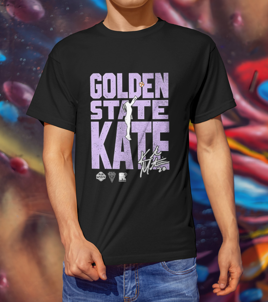 Golden State Kate Basketball Silhouette Player T-Shirt