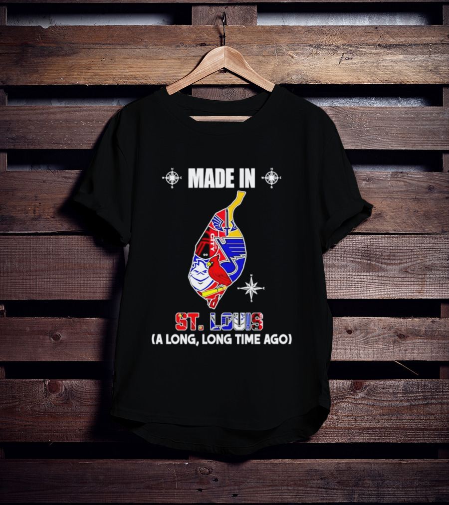 Made In St Louis Map 2026 Season A Long Long Time Ago T-Shirt