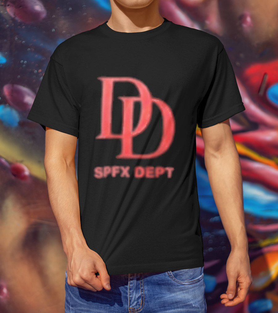 Marvel Television Daredevil Born Again Season 3 Upper East DD T-Shirt