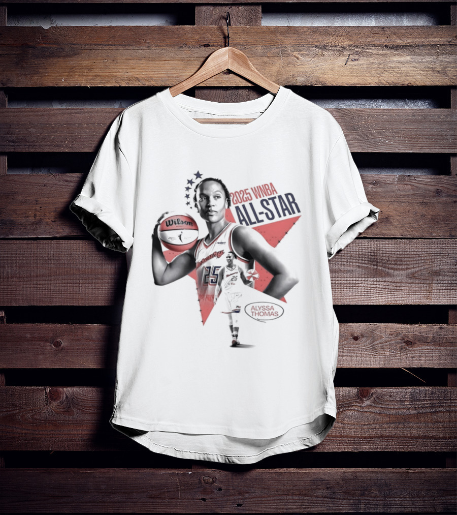 Alyssa Thomas 2025 WNBA All Star Phoenix Mercury T-Shirt