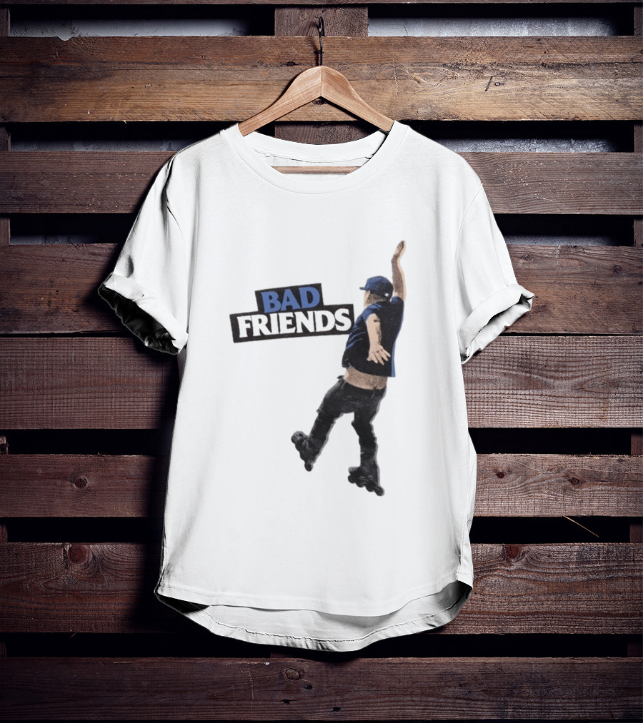 Bad Friends Bobby Roller Skating Fall T-Shirt