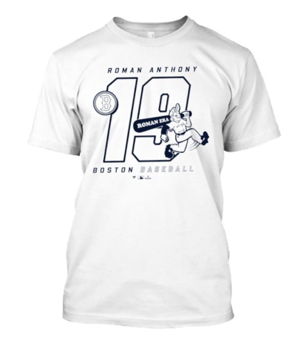Boston Baseball Roman Anthony 19 Roman Era Caricature T-Shirt
