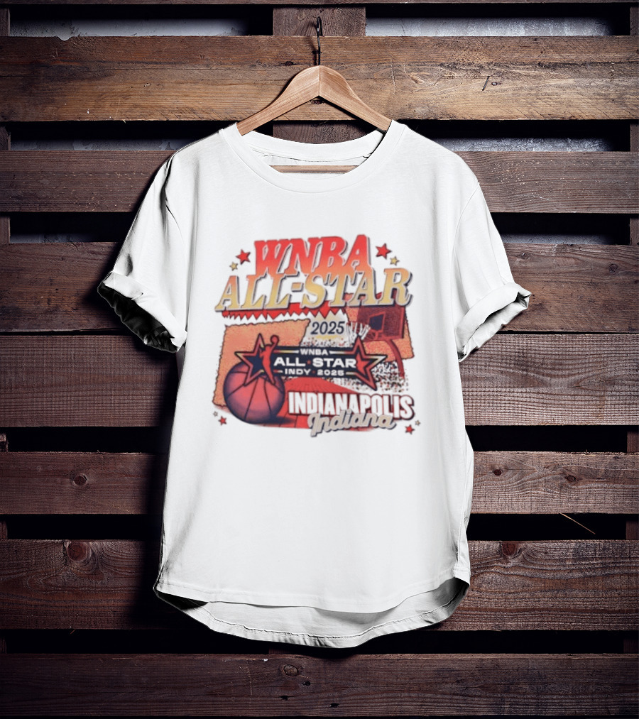 WNBA All Star 2025 Indianapolis Indy Basketball Game Indiana Fever T-Shirt