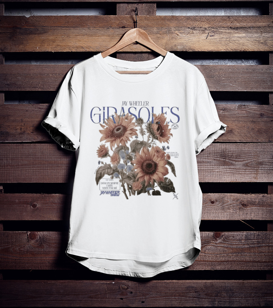 Jay Wheeler Girasoles Sunflowers Botanical T-Shirt