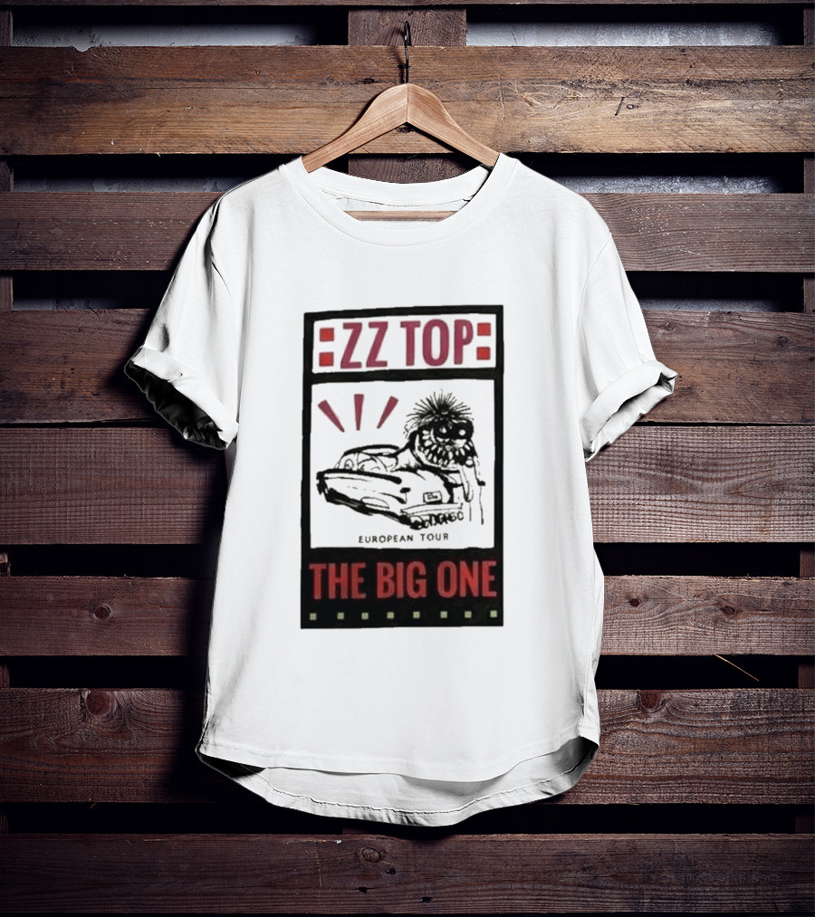 ZZ Top The Big One European Tour Poble Espanyol Barcelona Spain July 19 2026 T-Shirt
