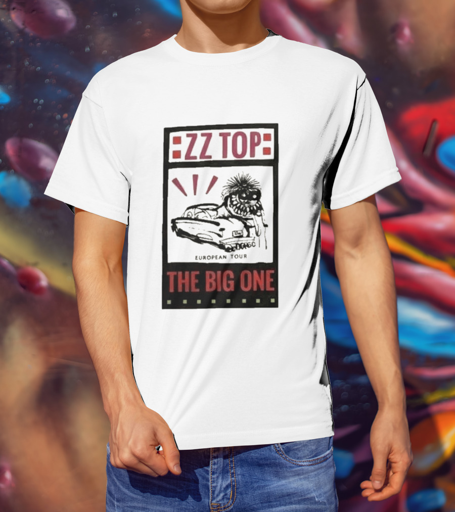 ZZ Top The Big One European Tour Poble Espanyol Barcelona Spain July 19 2026 T-Shirt