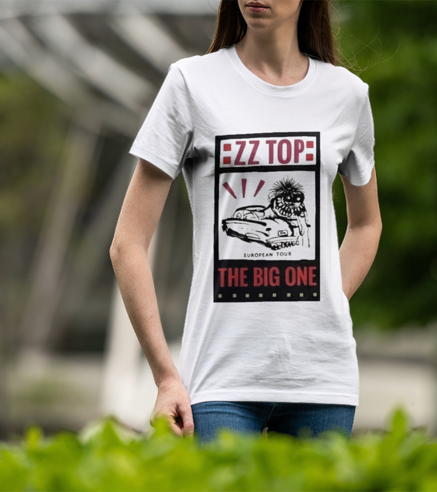 ZZ Top The Big One European Tour Poble Espanyol Barcelona Spain July 19 2026 T-Shirt