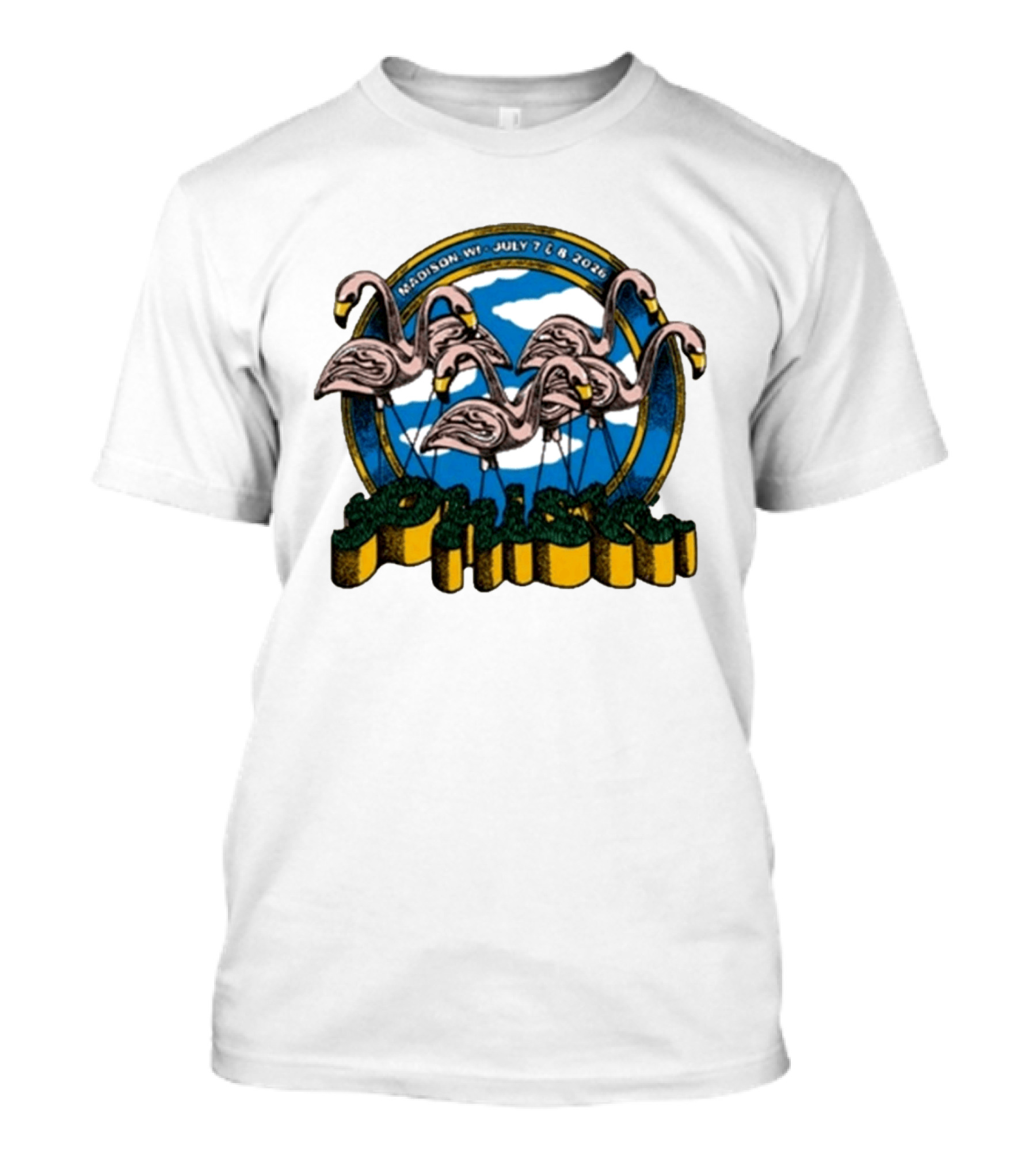 Phish Madison Wisconsin 2026 At Kohl Center July 7 And 8 Flamingo T-Shirt