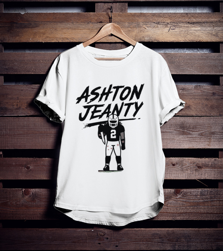 Raiders Ashton Jeanty Number 2 Horror Halloween Football T-Shirt