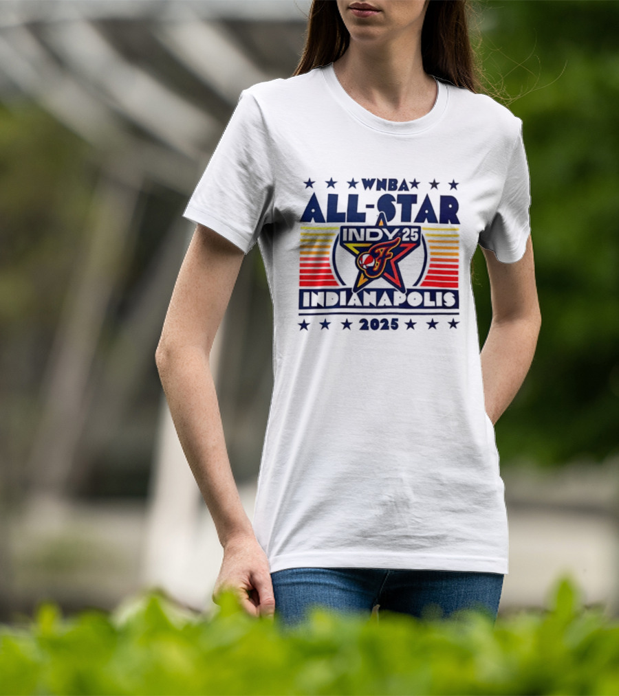 WNBA All Star INDY 2025 Indianapolis Crewneck T-Shirt