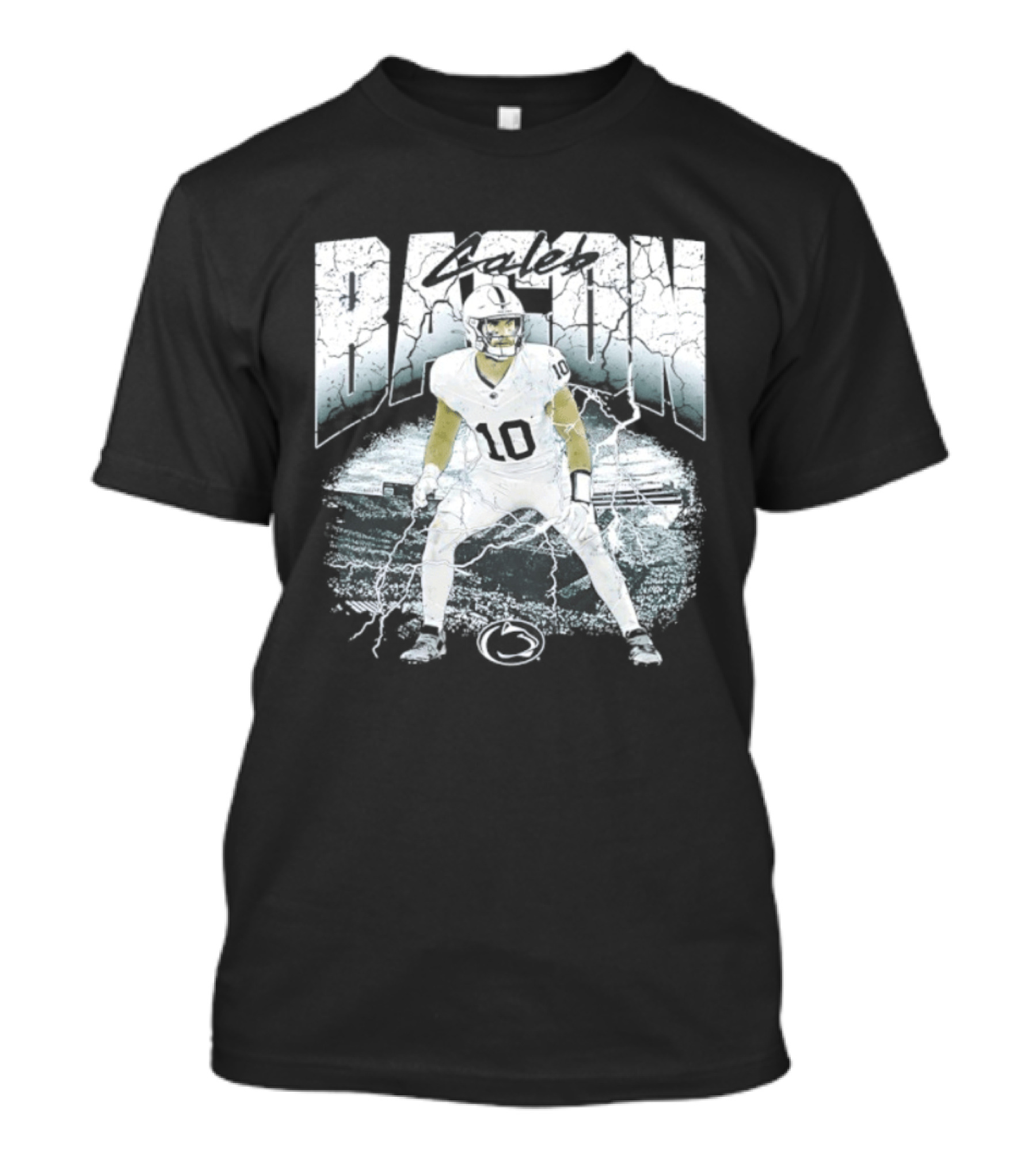 Caleb Bacon 10 Penn State Nittany Lions NCAA Football Player T-Shirt