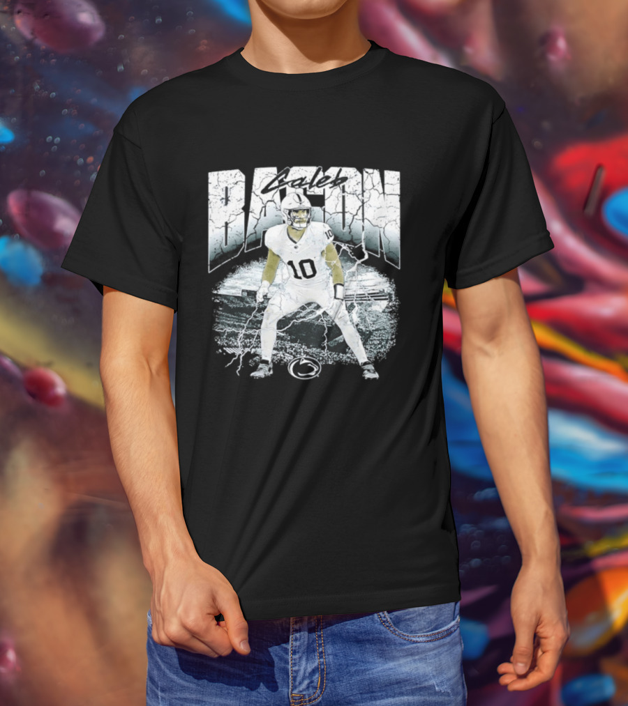 Caleb Bacon 10 Penn State Nittany Lions NCAA Football Player T-Shirt