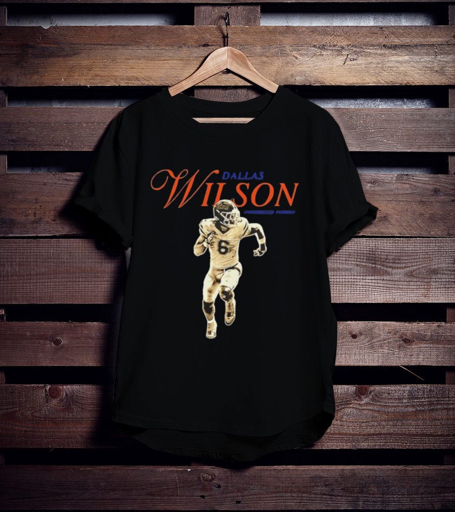 Dallas Wilson 6 University Of Florida Football NCAA T-Shirt